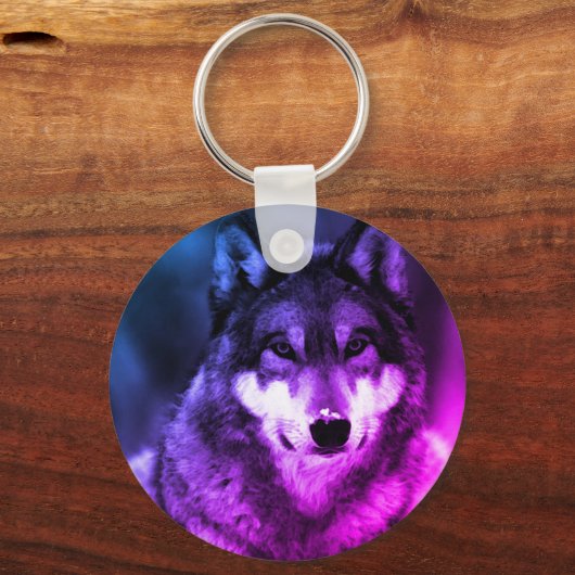 Wolf Schlüsselanhänger (Vorderseite)