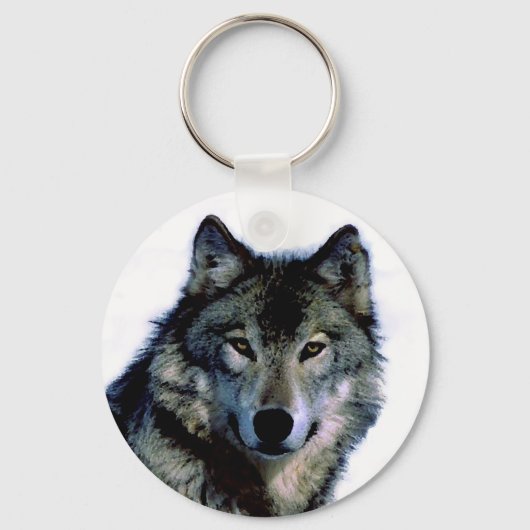 Wolf Schlüsselanhänger (Vorderseite)
