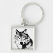 Wolf Schlüsselanhänger (Vorne)
