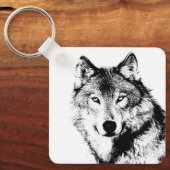 Wolf Schlüsselanhänger (Vorderseite)