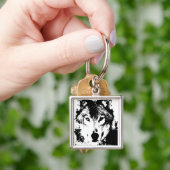 Wolf Schlüsselanhänger (Hand)