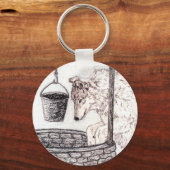 Wolf Schlüsselanhänger der Brunnen (Vorderseite)
