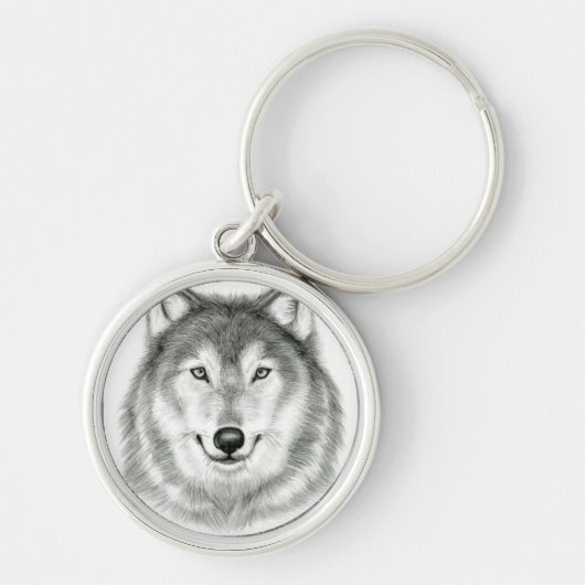 Wolf-Schlüsselanhänger Schlüsselanhänger (Vorne)