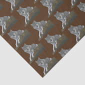 Wolf Seidenpapier (Ausschnitt)