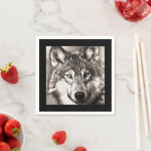 Wolf Serviette (Beispiel)