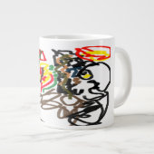 Wolf Set Herbst Jumbo-Tasse (Vorderseite Rechts)