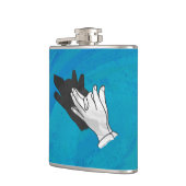 Wolf Shadow on Blue Flachmann (Links)