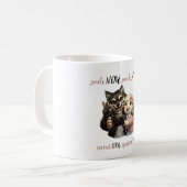 Wolf & Sheep Selfie Mug Kaffeetasse (Vorderseite Links)