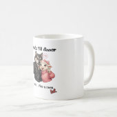 Wolf & Sheep Selfie Tasse (VorderseiteRechts)