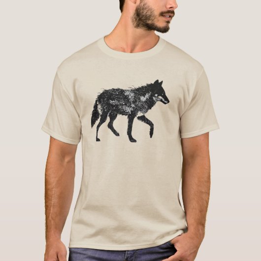 Wolf-Shirt T-Shirt (Vorderseite)