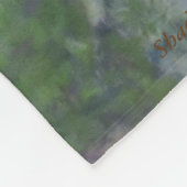 Wolf-"sicherer Hafen-" Fleece-Decke Fleecedecke (Ecke)