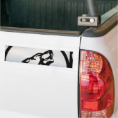 Wolf-Silhouette Autoaufkleber (Auf Lkw)