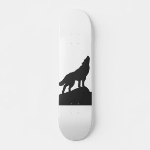 Wolf-Silhouette-Hobling - Wählen Sie Hintergrundf Skateboard