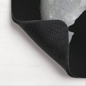 Wolf-Silhouette im Hintergrund "Dusk Plus Moon" Mousepad (Ecke)