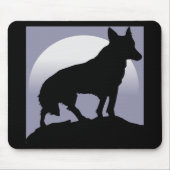 WOLF-SILHOUETTE MOUSEPAD (Vorne)