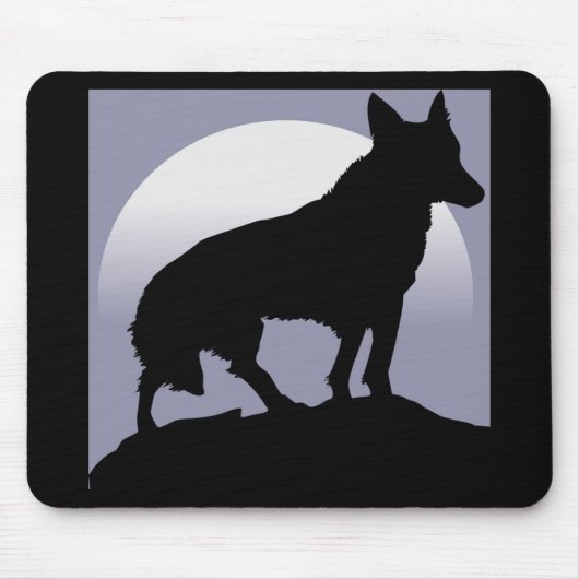 WOLF-SILHOUETTE MOUSEPAD (Vorne)