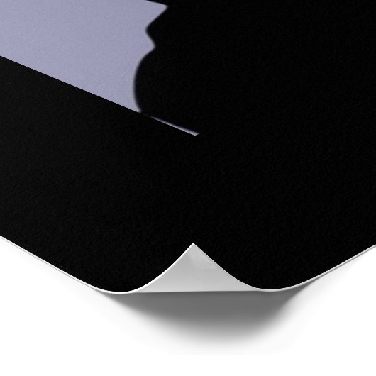 WOLF-SILHOUETTE POSTER (Ecke)