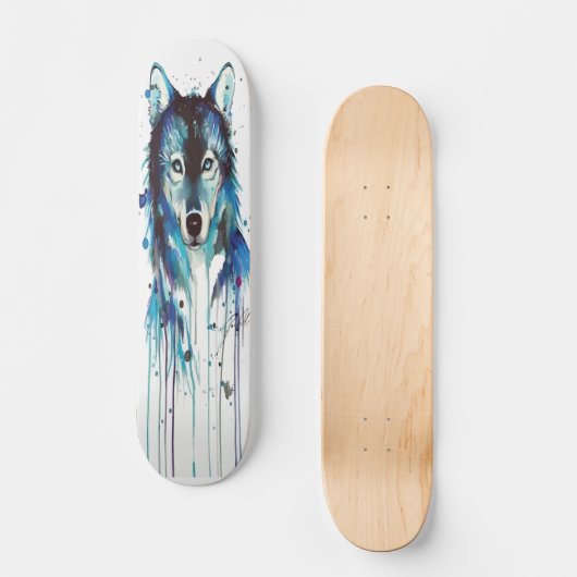 Wolf Skateboard (Vorderseite)