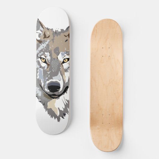 Wolf Skateboard (Vorderseite)