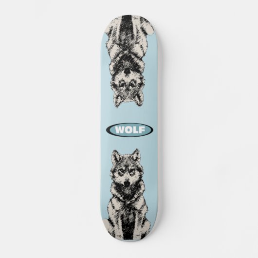 Wolf Skateboard (Vorderseite)