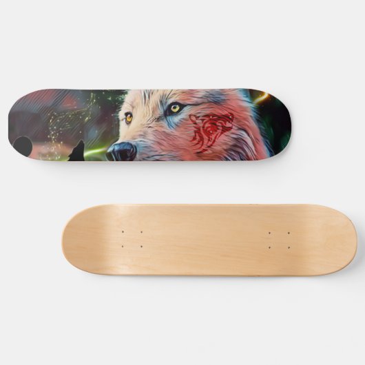 Wolf Skateboard (Horizontal)