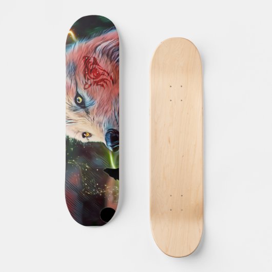 Wolf Skateboard (Vorderseite)