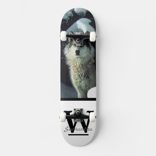 Wolf Skateboard (Vorderseite)