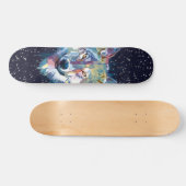Wolf Skateboard - Dunkle Wolf Skateboard (Horizontal)