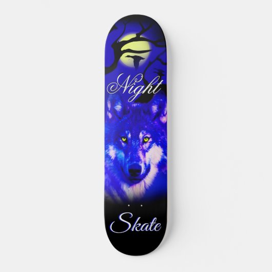 Wolf-Skateboard Skateboard (Vorderseite)
