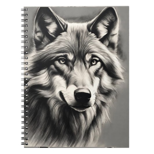 Wolf Sketch Notizblock (Vorderseite)
