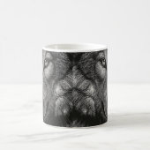 Wolf-Skizze-Tasse Kaffeetasse (Mittel)