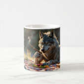 wolf smoking cigar and havinga picnic kaffeetasse (Mittel)