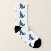 Wolf-Socken Socken (Links - Innen)