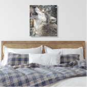 Wolf Song - Pastel Leinwanddruck (Insitu (Schlafzimmer))