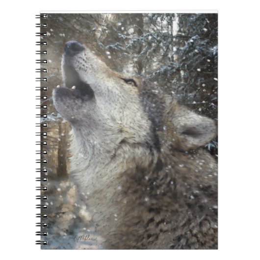 Wolf Song - Pastel Notizblock (Vorderseite)