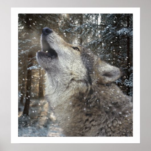 Wolf Song - Pastel Poster (Vorne)