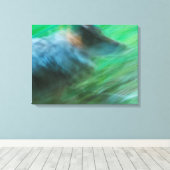 Wolf Speed 24" x 18", 1,5", Single Leinwanddruck (Insitu (Holzboden))