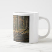 Wolf Spezialbecher Stil 1 Jumbo-Tasse (Rechts)