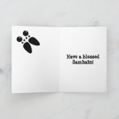 Wolf Spider Samhain Card Karte (Innenseite)