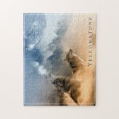 Wolf-Spiel Puzzlespiel-Yellowstone Puzzle (Vertikal)