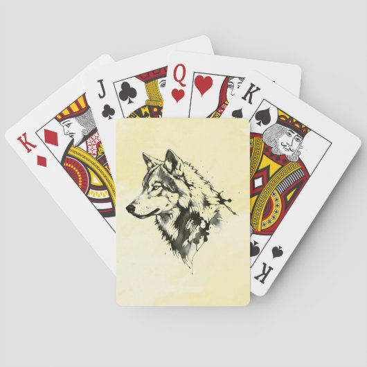 Wolf Spielkarten (Rückseite)