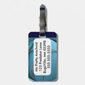 Wolf-Spinne ~ Gepäckanhänger (Rückseite vertikal)