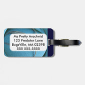 Wolf-Spinne ~ Gepäckanhänger (Rückseite horizontal)