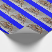 Wolf-Spinne Geschenkpapier (Ecke)