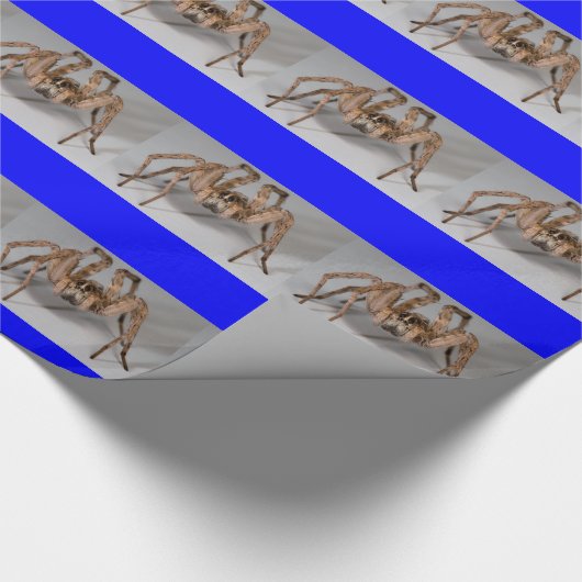 Wolf-Spinne Geschenkpapier (Ecke)