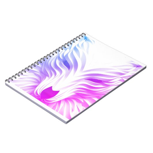 Wolf Spiral Foto Notebook Notizblock (Linke Seite)