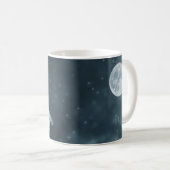 Wolf Spirit Custom Kaffeetasse (VorderseiteRechts)