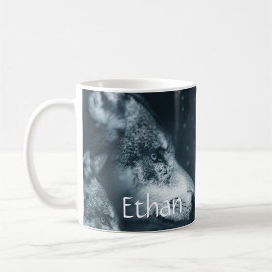 Wolf Spirit Custom Kaffeetasse (Links)