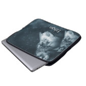 Wolf Spirit Custom Laptopschutzhülle (Vorne Knopf)