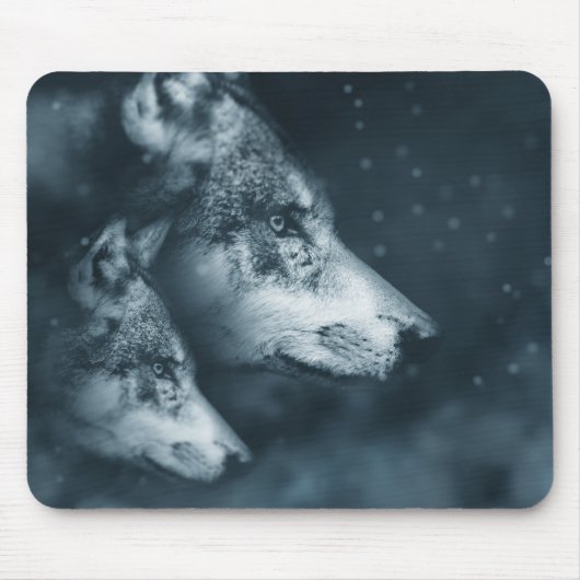 Wolf Spirit Custom Mousepad (Vorne)